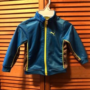 Puma Blue, Grey & Yellow Jacket